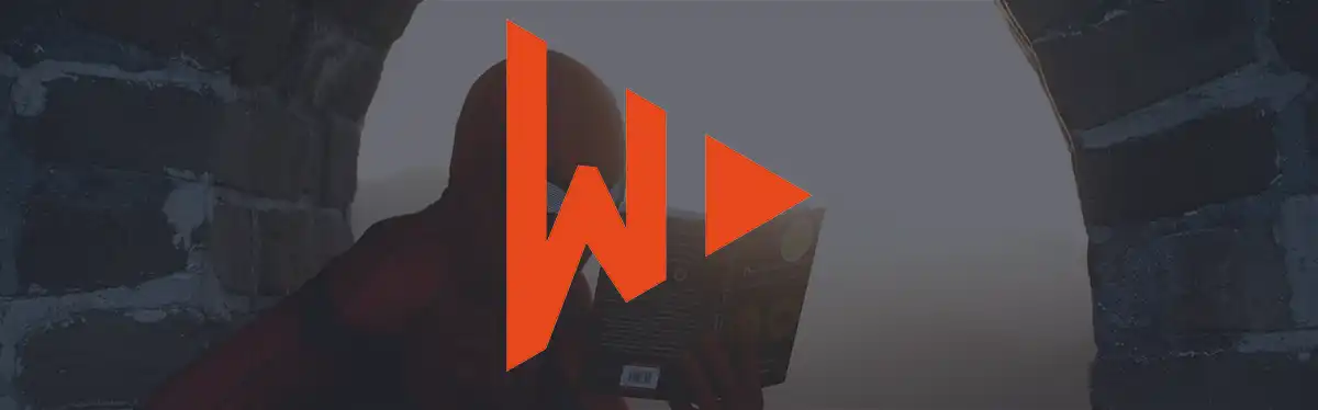 Spider-man reading a book with the watchlister logo overlaid